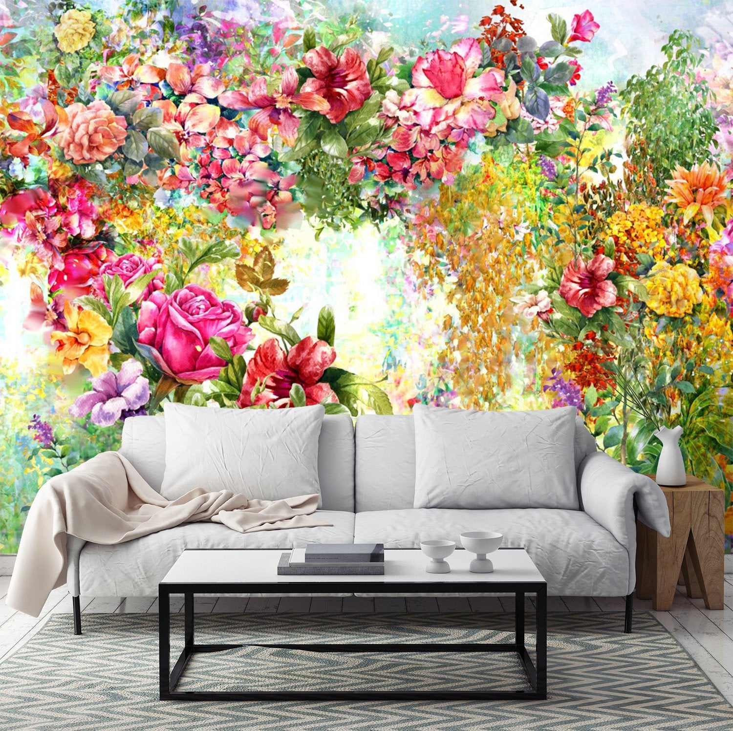 3D Purple Flower Blossoming 42 Wallpaper AJ Wallpapers