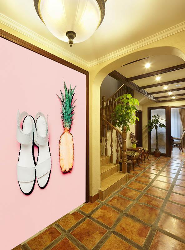 3D Pineapple Slippers 115 Wallpaper AJ Wallpaper
