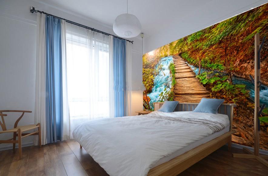 Forest Wooden Bridge 3 Wallpaper AJ Wallpaper