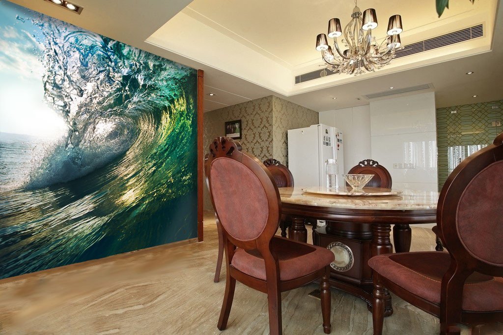 Colored Wave Wallpaper AJ Wallpaper