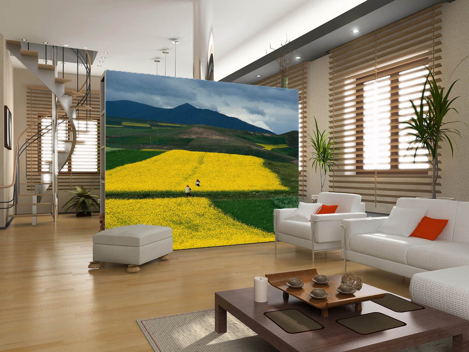 Beautiful Rape Flower Fields 1 Wallpaper AJ Wallpaper