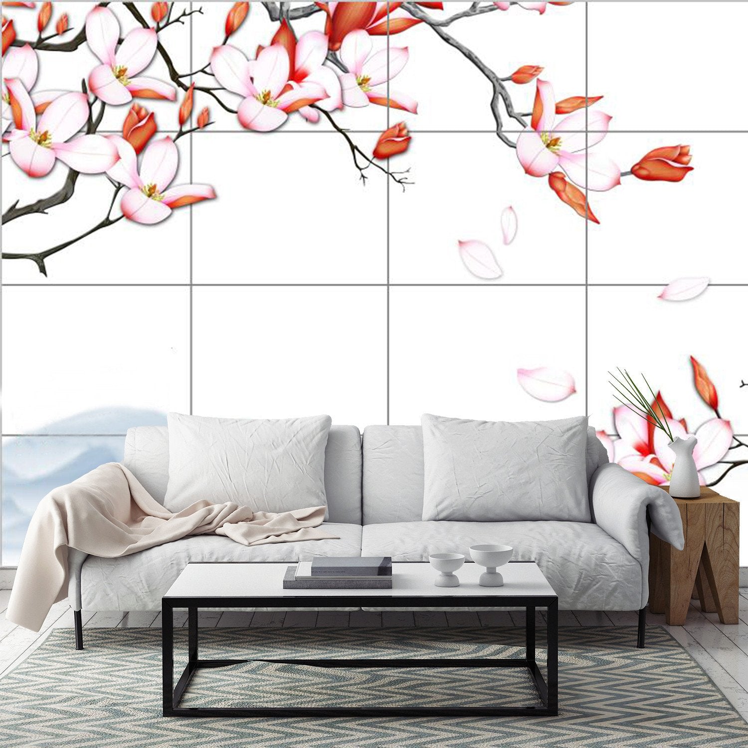 Falling Maple Leaves With Branch 3 Wallpaper AJ Wallpaper 1