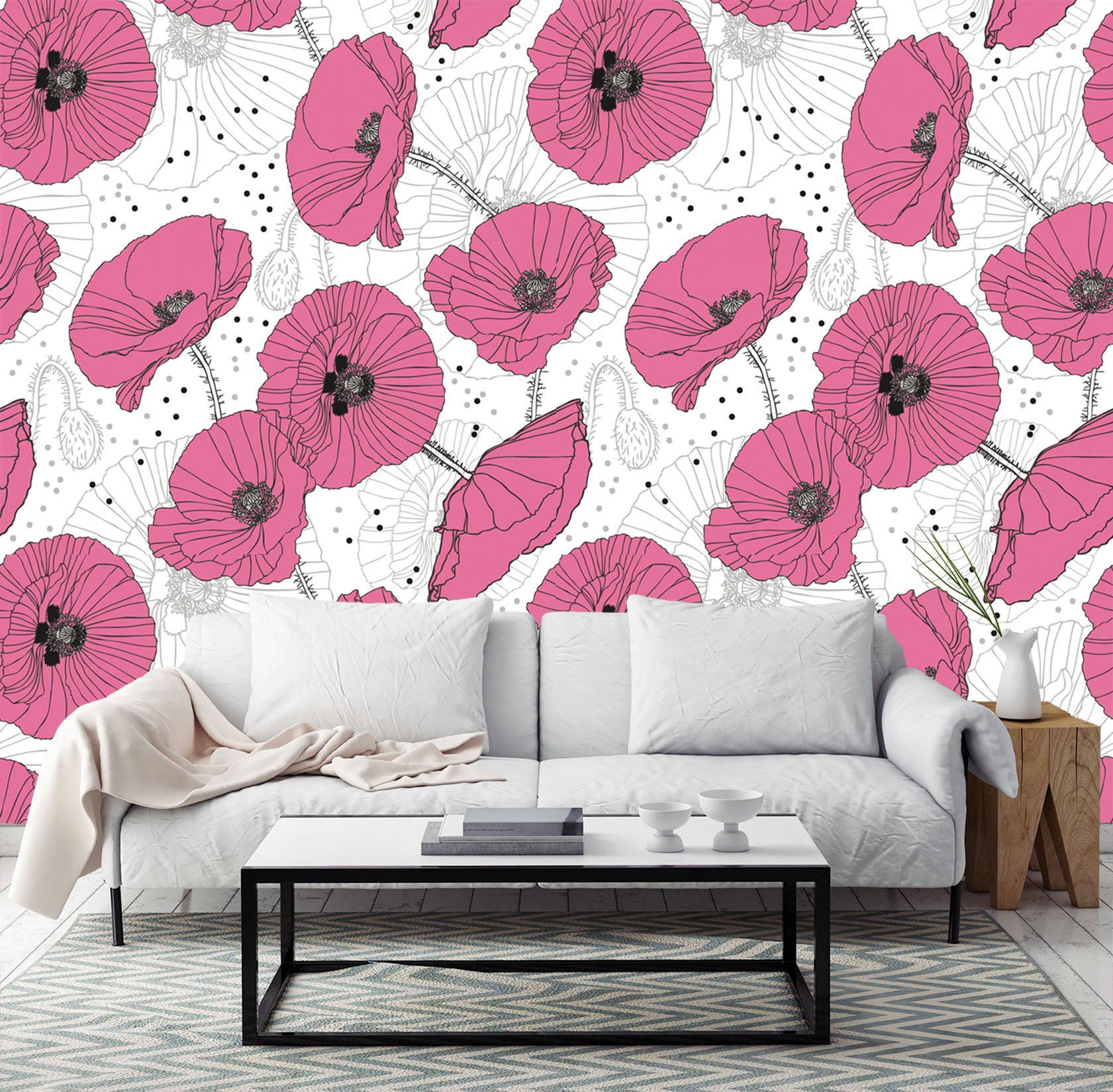 3D Pink Trumpet Flower 321