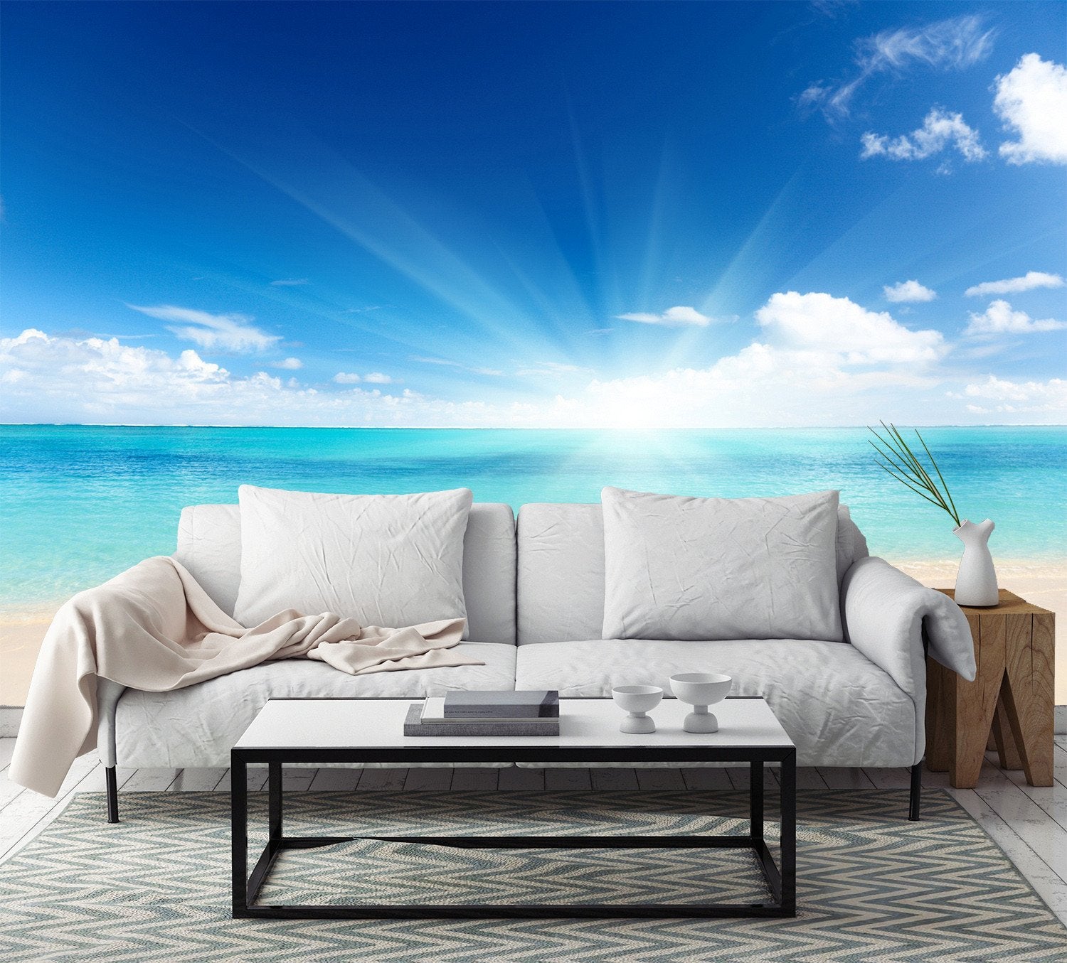 3D Ocean Sand Beach 782 Wallpaper AJ Wallpaper