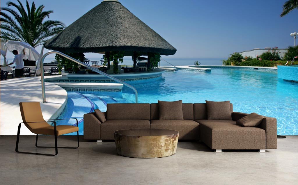 Clear Swimming Pool Wallpaper AJ Wallpaper