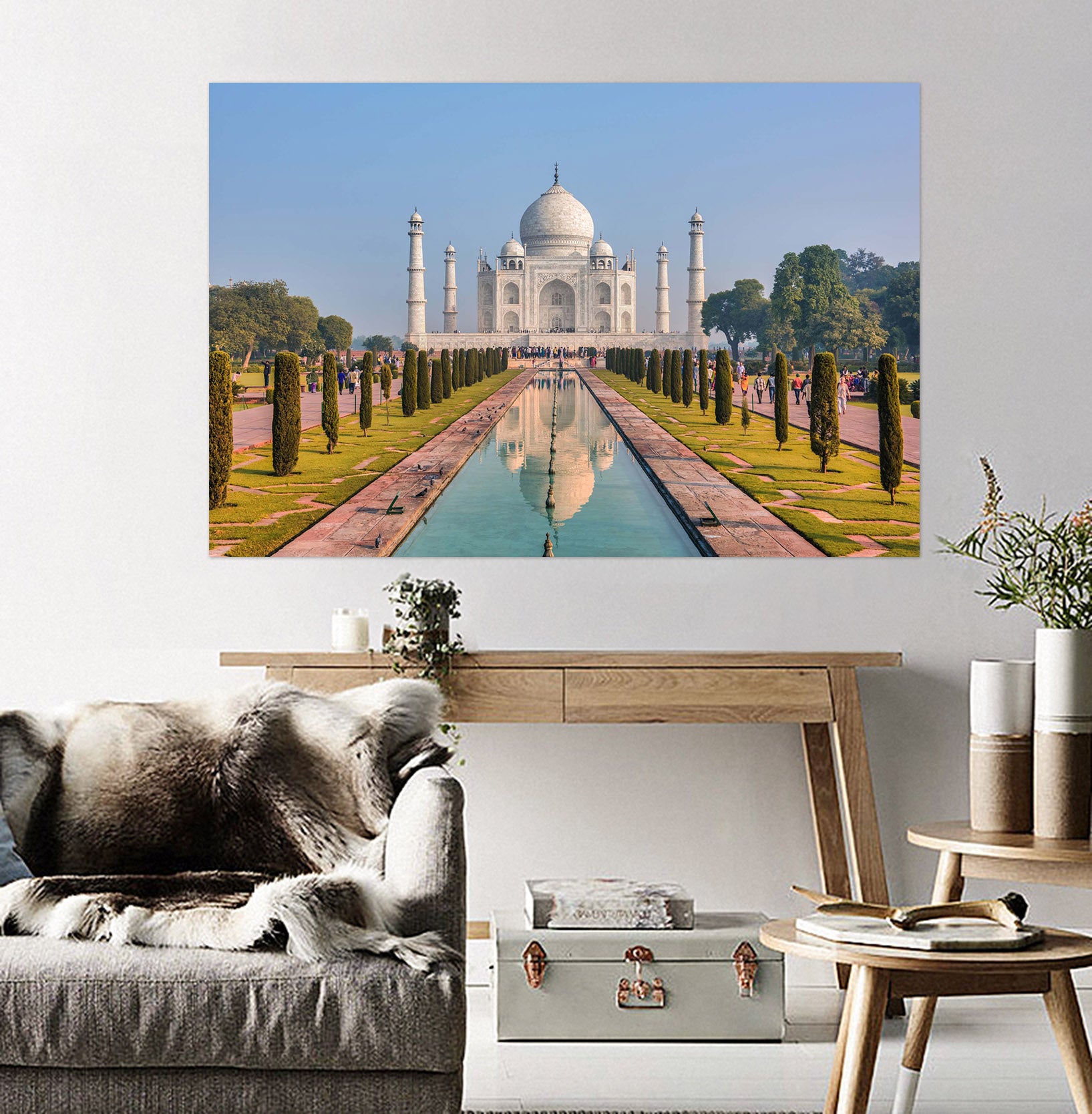 3D White Castle 207 Marco Carmassi Wall Sticker