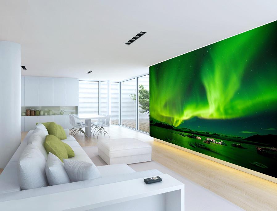 3D Green Bright Light 232 Wallpaper AJ Wallpaper