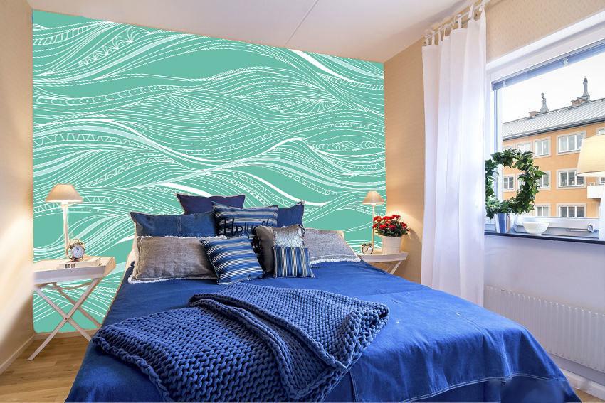 Blue Patterns Wallpaper AJ Wallpaper