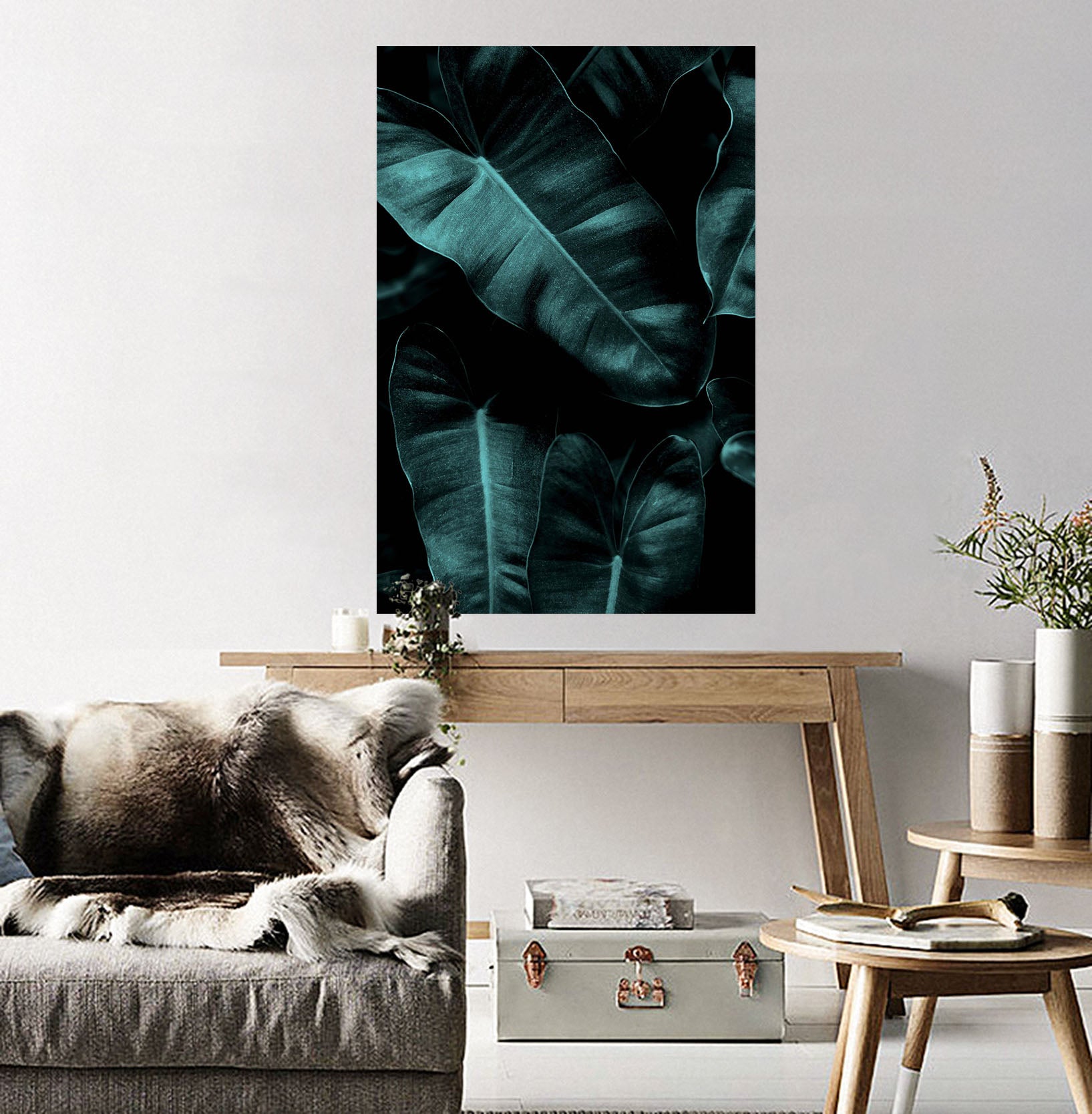 3D Night Leaves 221 Boris Draschoff Wall Sticker