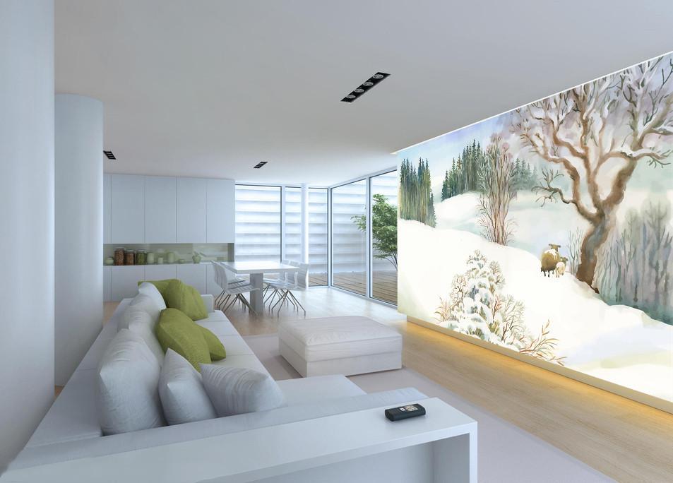 Snow Pines On Hill 64 Wallpaper AJ Wallpaper