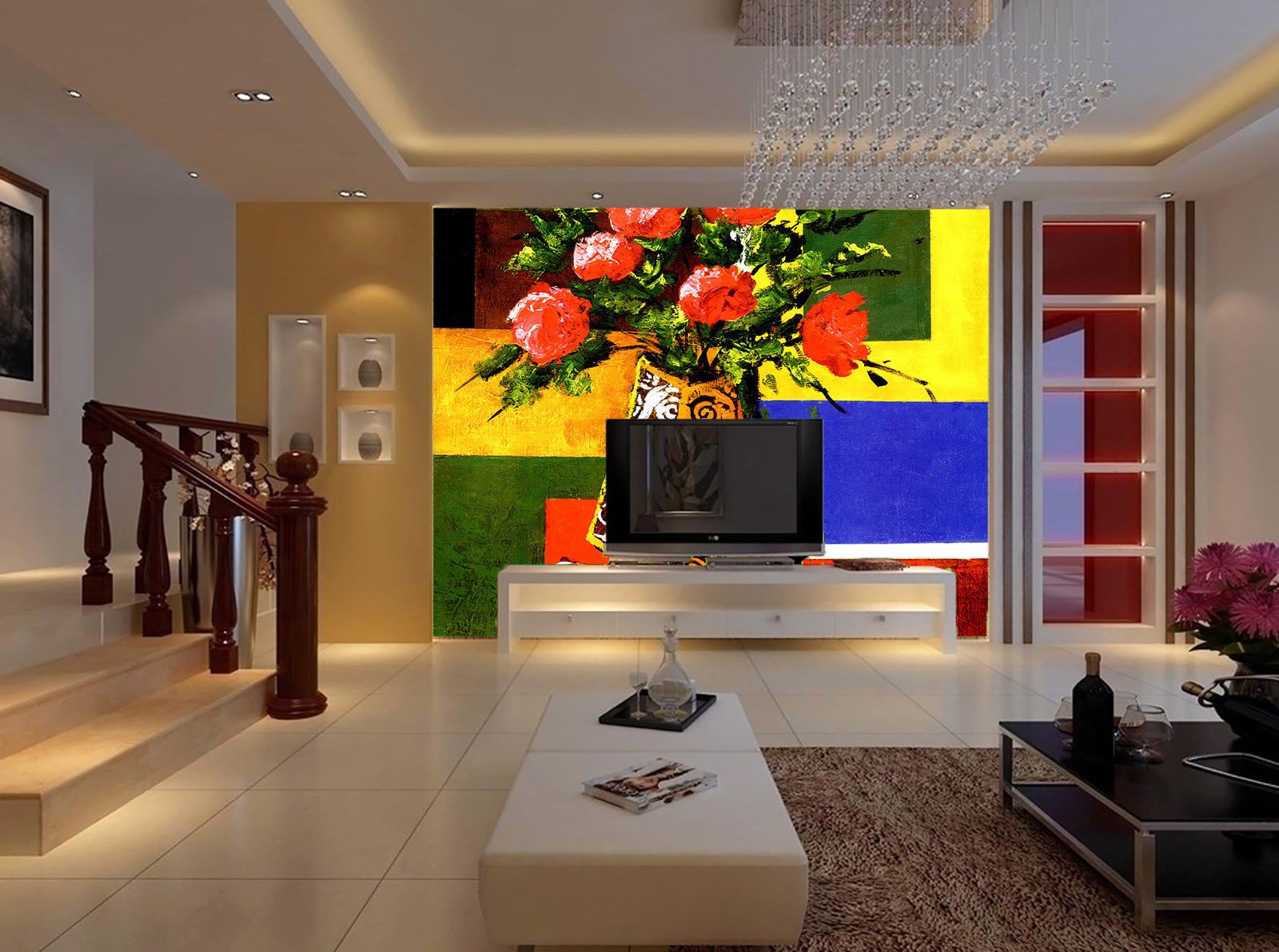 Beautiful Vase Painting Wallpaper AJ Wallpaper 2