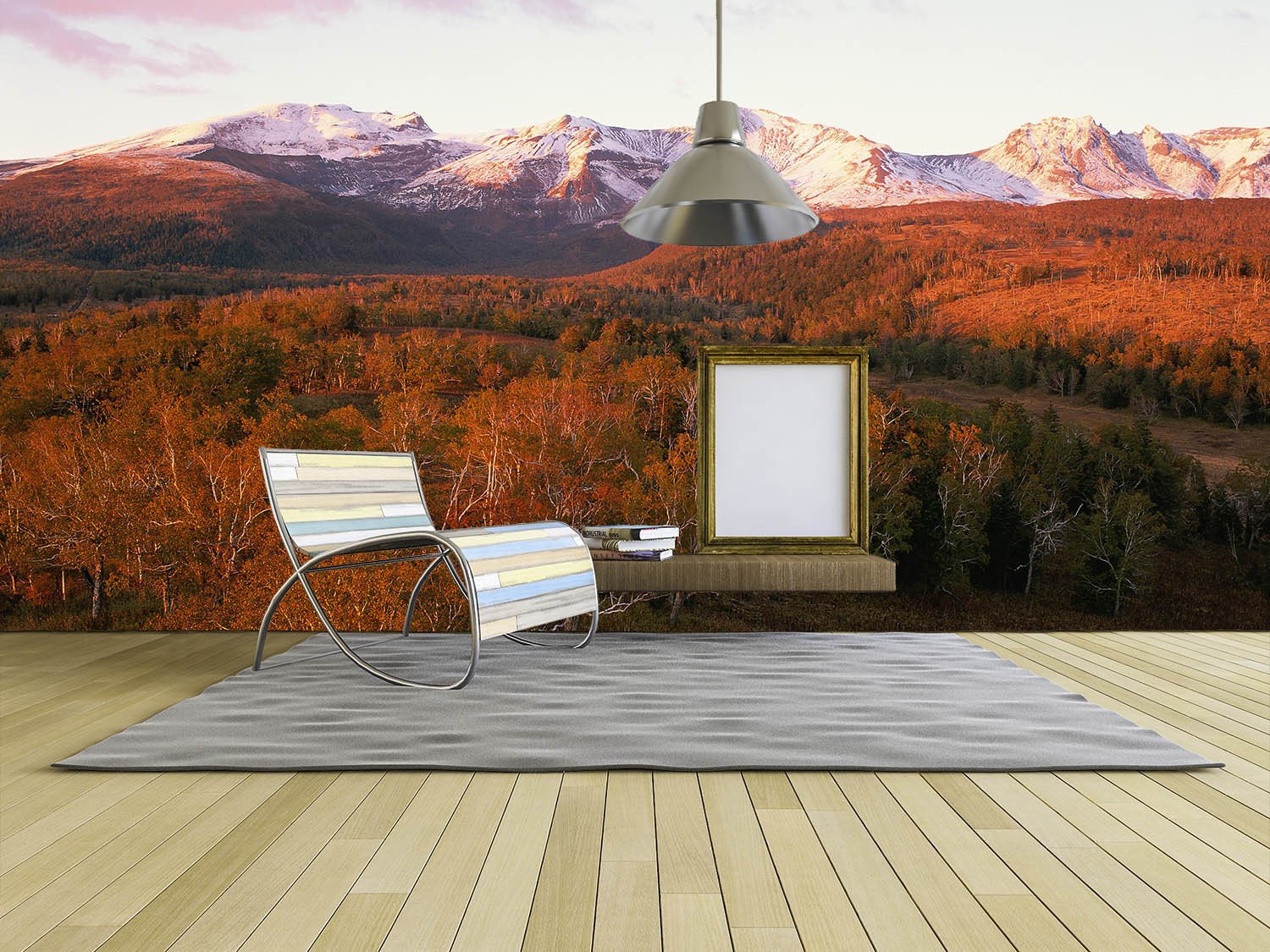 Snow Mountains Scenery Wallpaper AJ Wallpaper