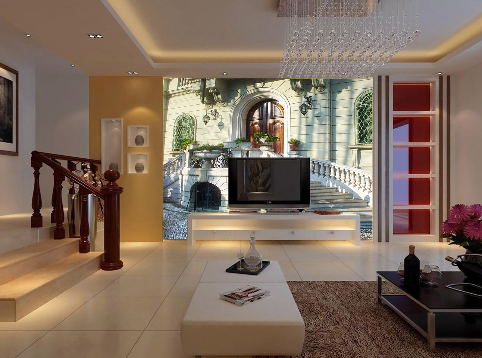 Grand Door Wallpaper AJ Wallpaper