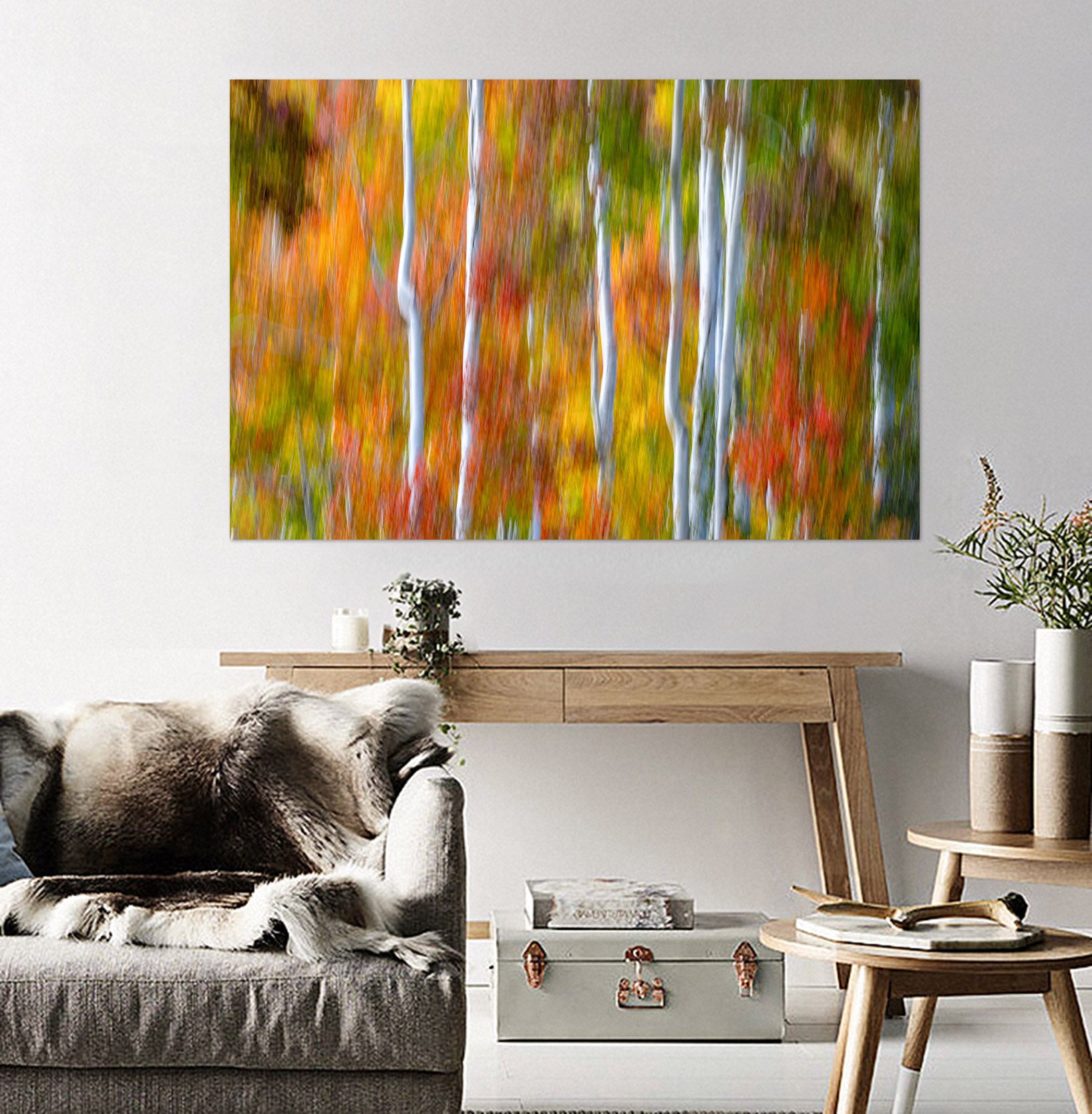 3D Orange Reflection 210 Marco Carmassi Wall Sticker