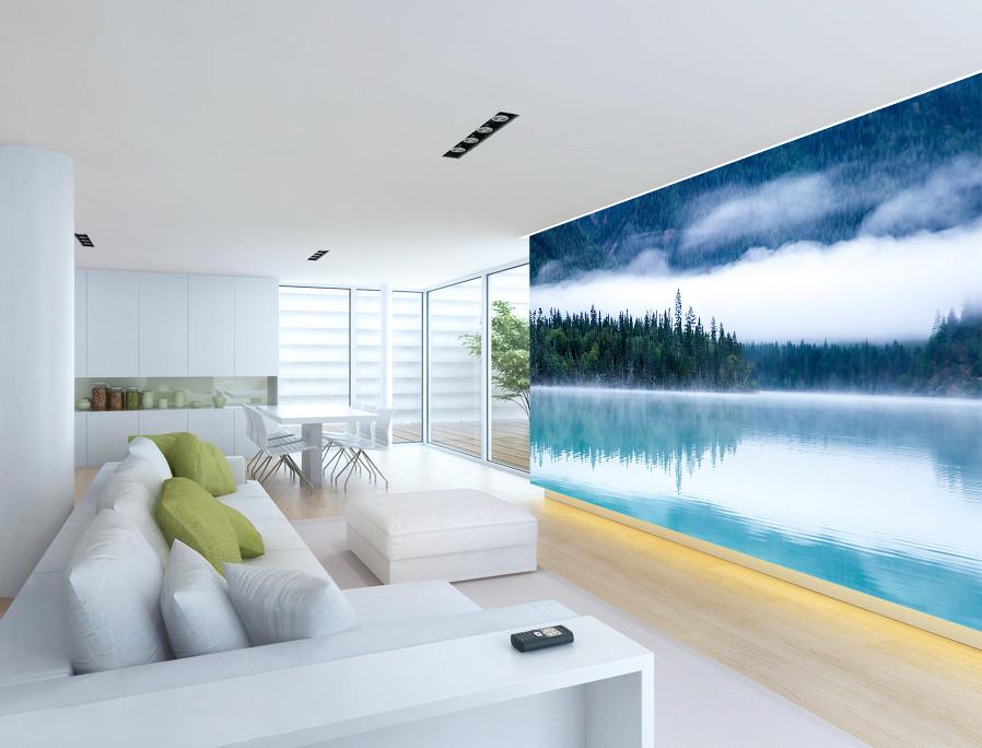 3D Blue River Scenery 921 Wallpaper AJ Wallpaper