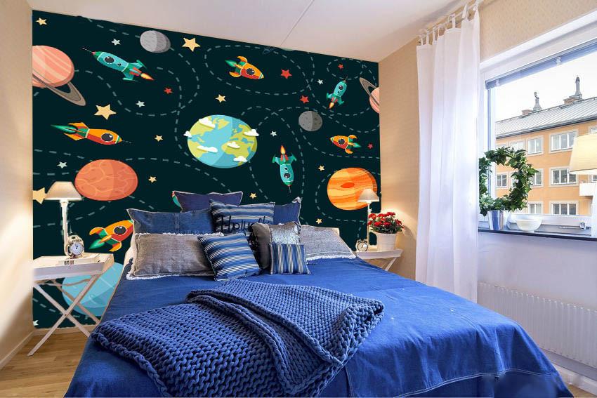 Cartoon Space Wallpaper AJ Wallpaper