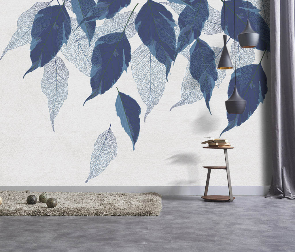 3D Big Leaves WG364 Wall Murals