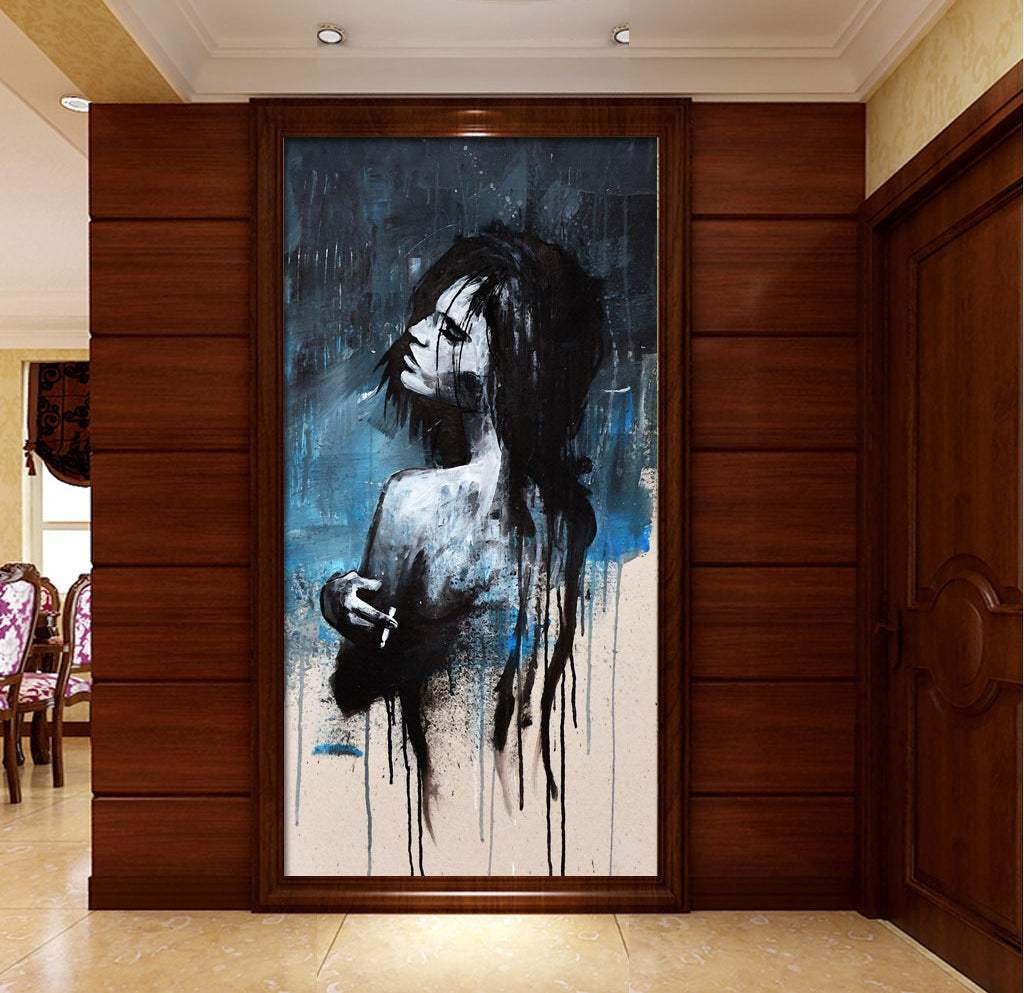 3D Decadent Girl WG118 Wall Murals