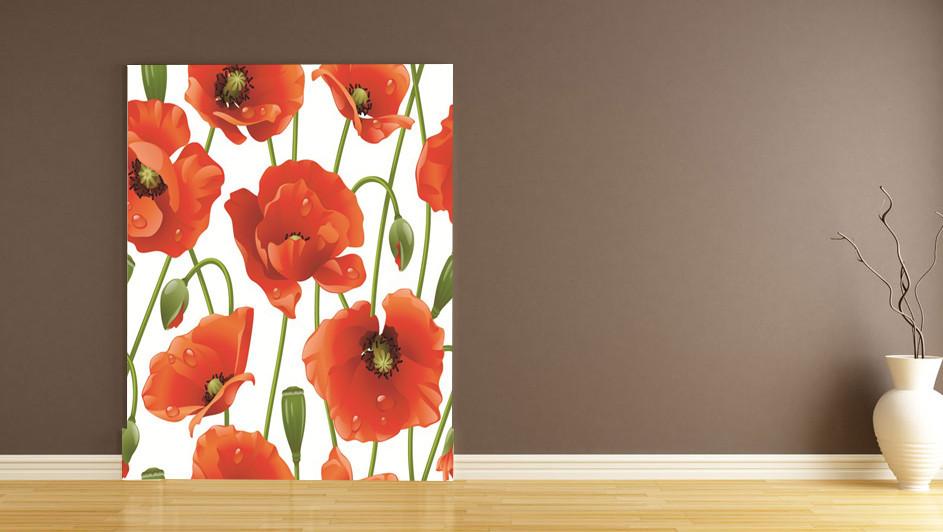 Red Flowers Wallpaper AJ Wallpaper