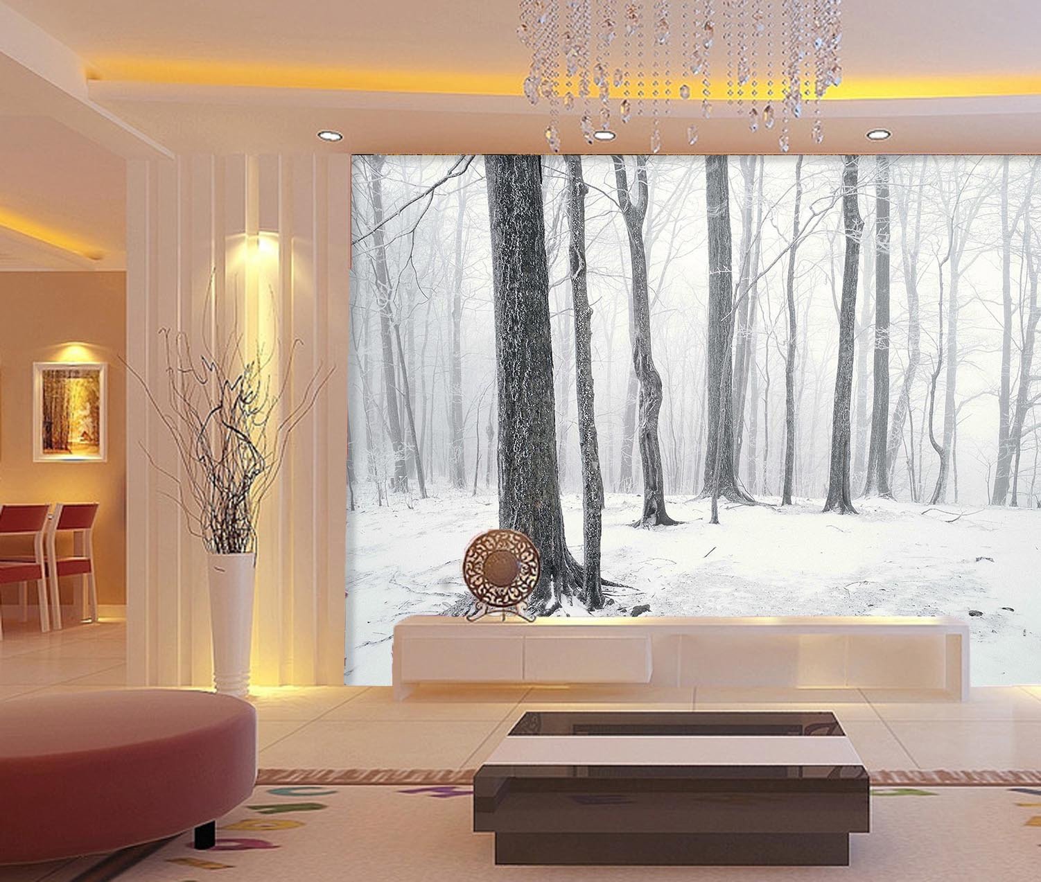 Snowy Forest 5 Wallpaper AJ Wallpaper