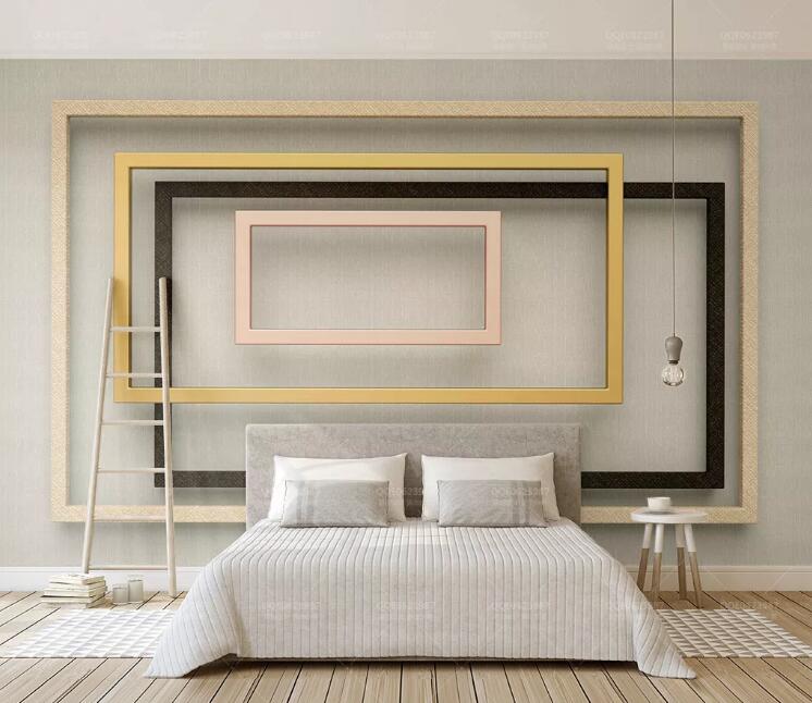 3D Colored Llines WC116 Wall Murals