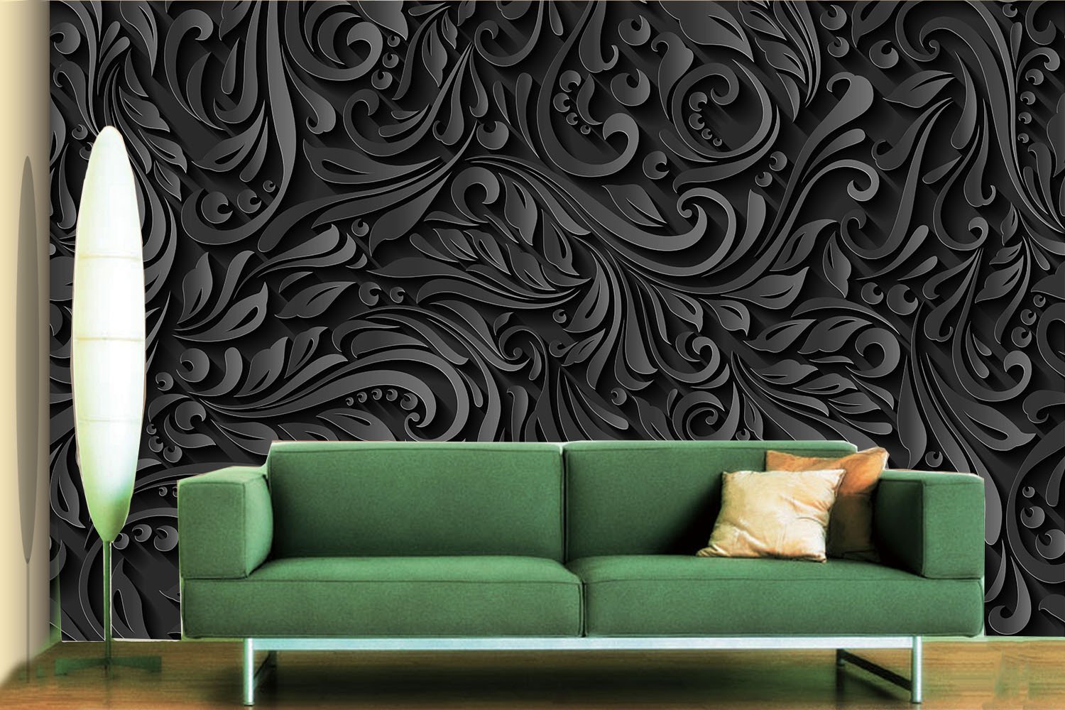 Black Patterns Wallpaper AJ Wallpaper