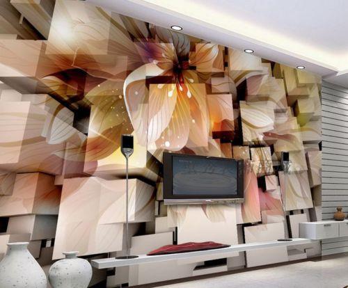 Flowers Bloom Space Wallpaper AJ Wallpaper