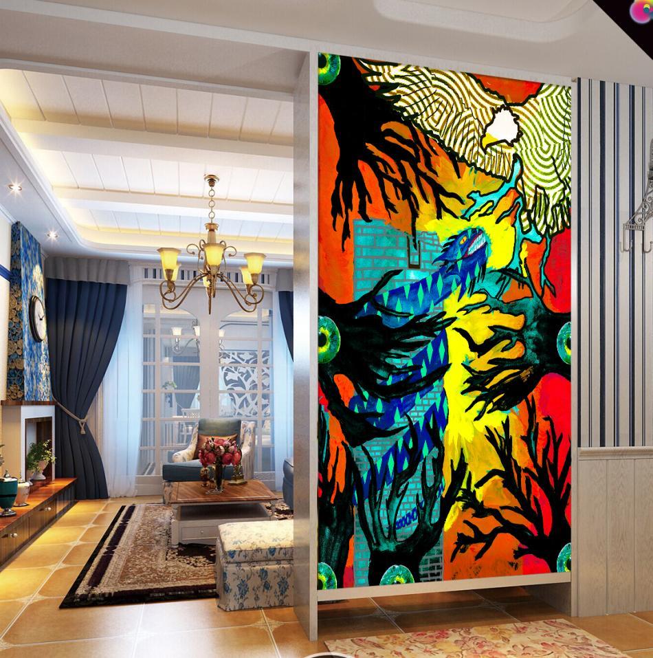 3D Color Graffiti 545 Wall Murals Wallpaper AJ Wallpaper 2