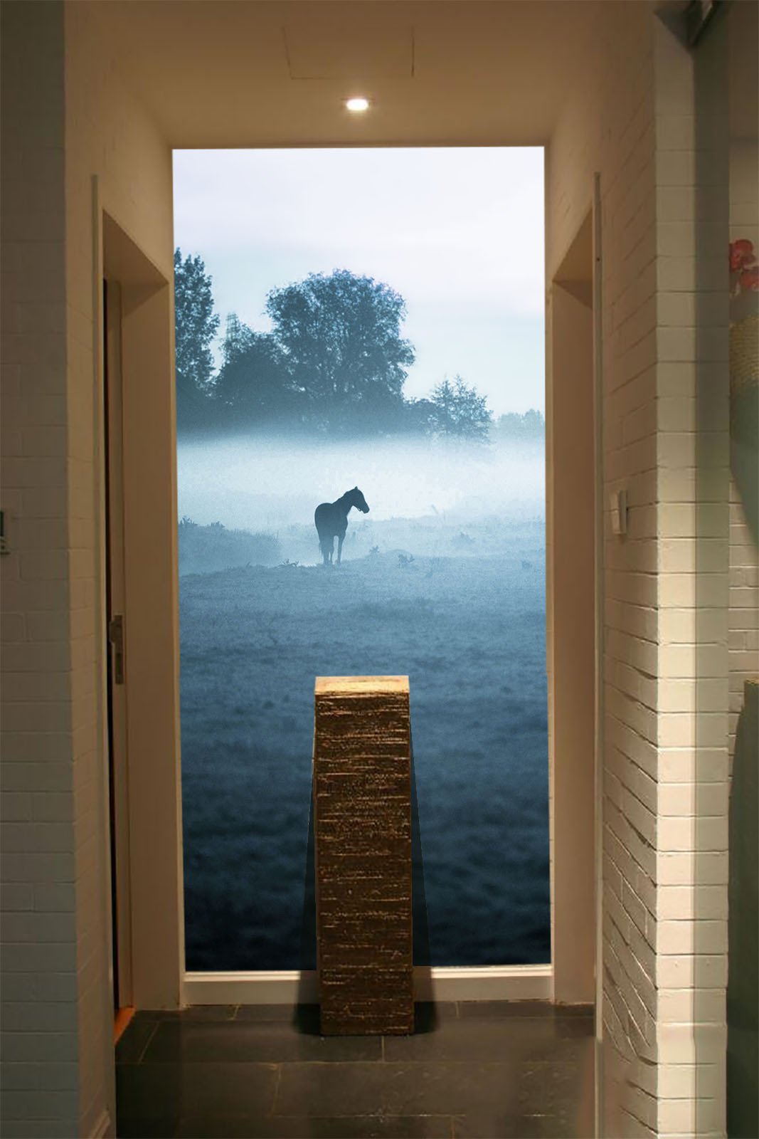 Foggy Wilderness Horse Wallpaper AJ Wallpaper