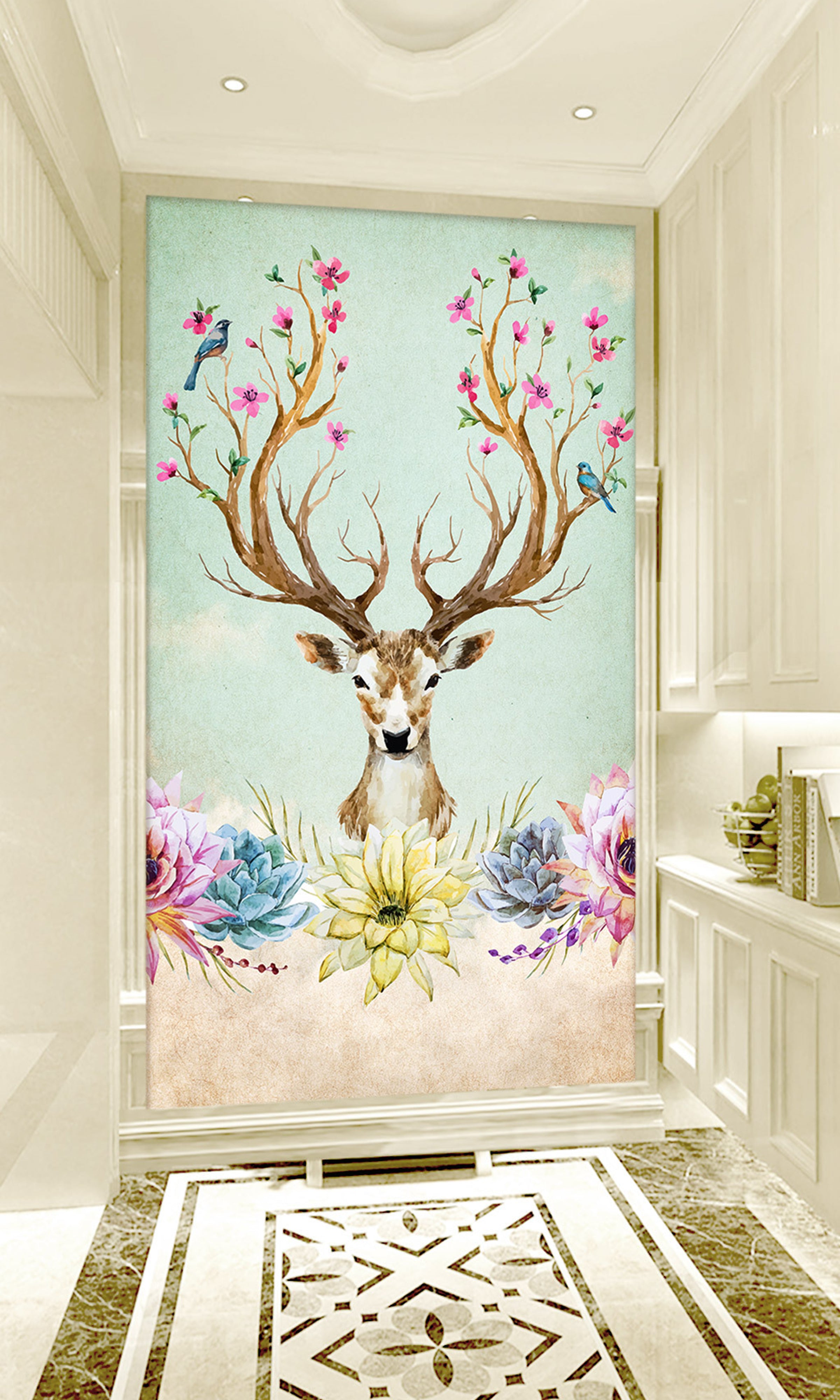 3D Elegant Deer WG016 Wall Murals