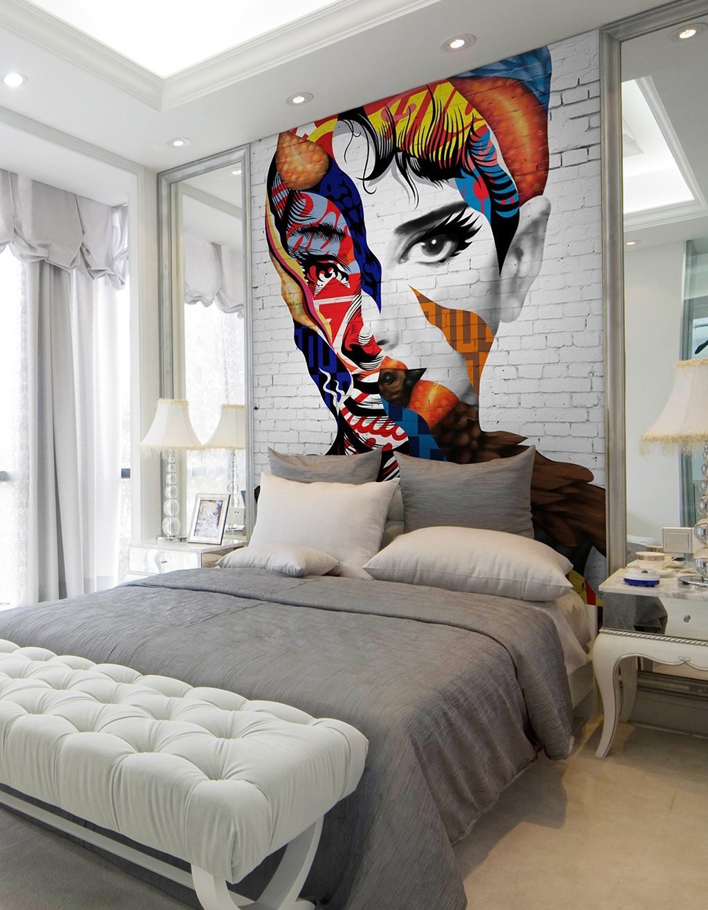 3D Colored Beauty 331 Wall Murals Wallpaper AJ Wallpaper 2