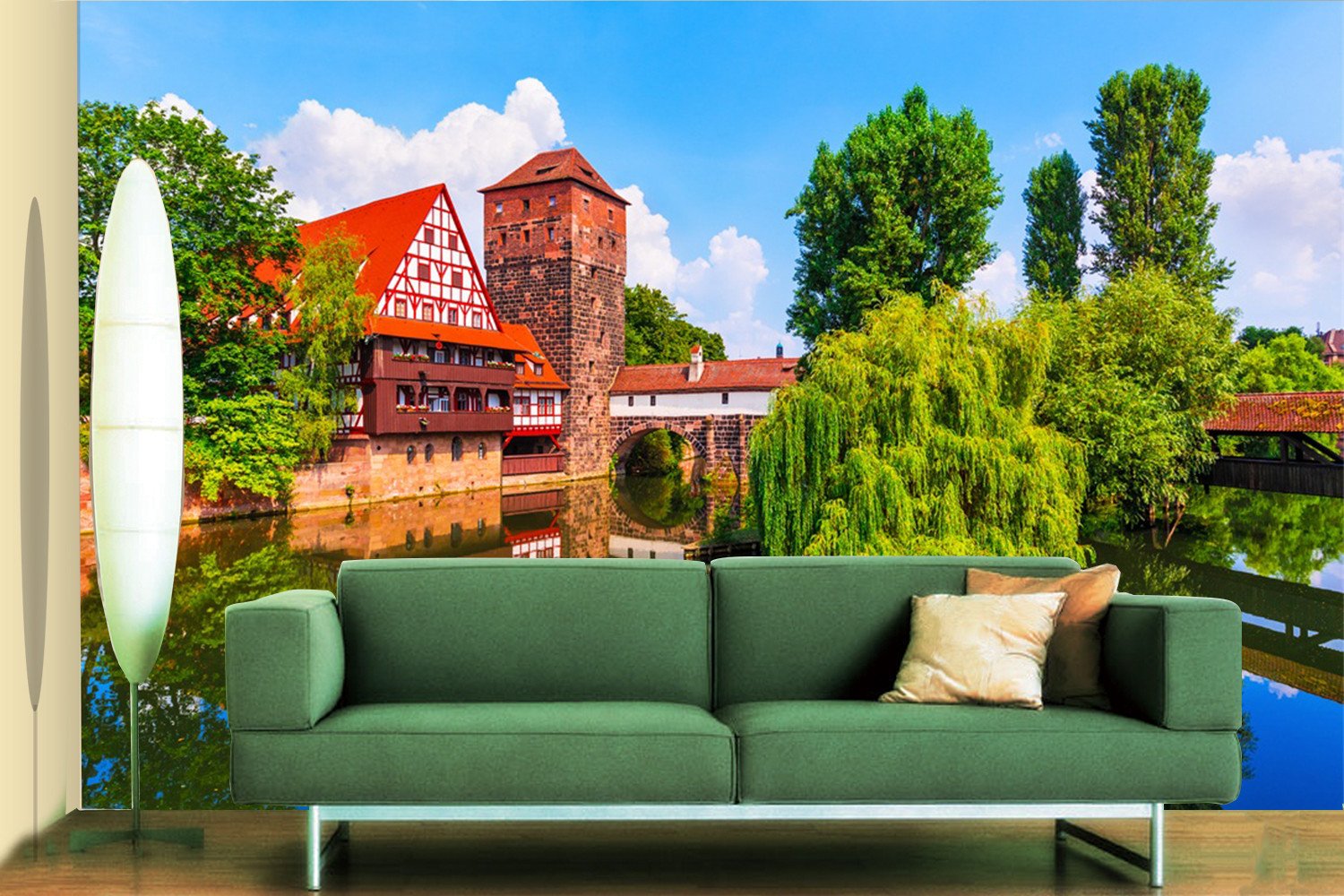 3D Lakeside Houses 82 Wallpaper AJ Wallpaper