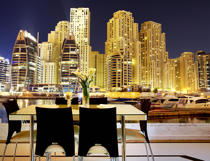 Glittering City Wallpaper AJ Wallpapers