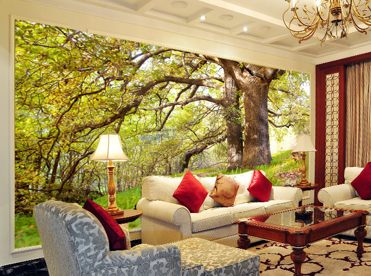 Big Green Trees 2 Wallpaper AJ Wallpaper