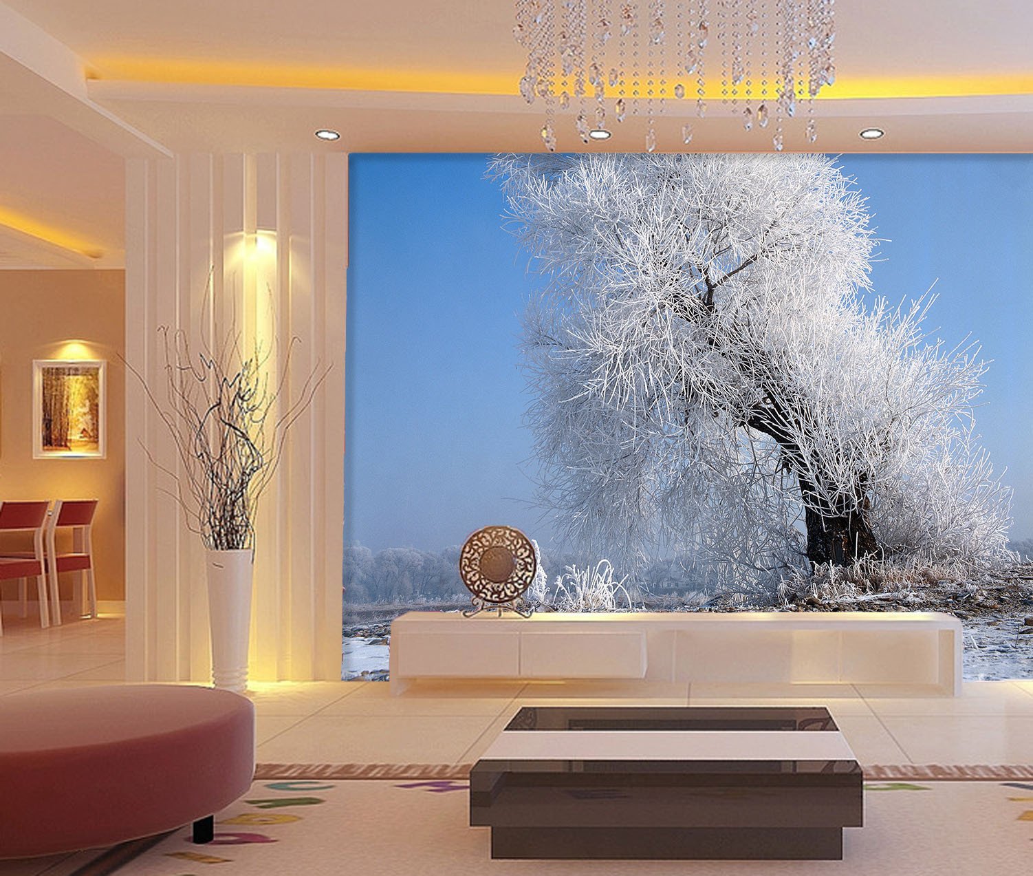 Snow White Tree 1 Wallpaper AJ Wallpaper