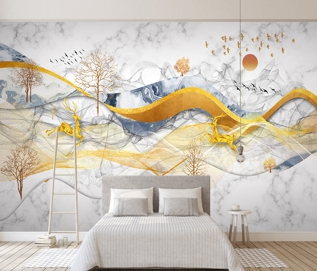 3D Group Of Birds WG420 Wall Murals