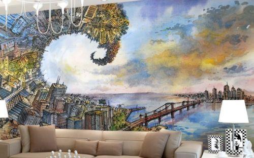 Cities Waves Abstract Wallpaper AJ Wallpaper