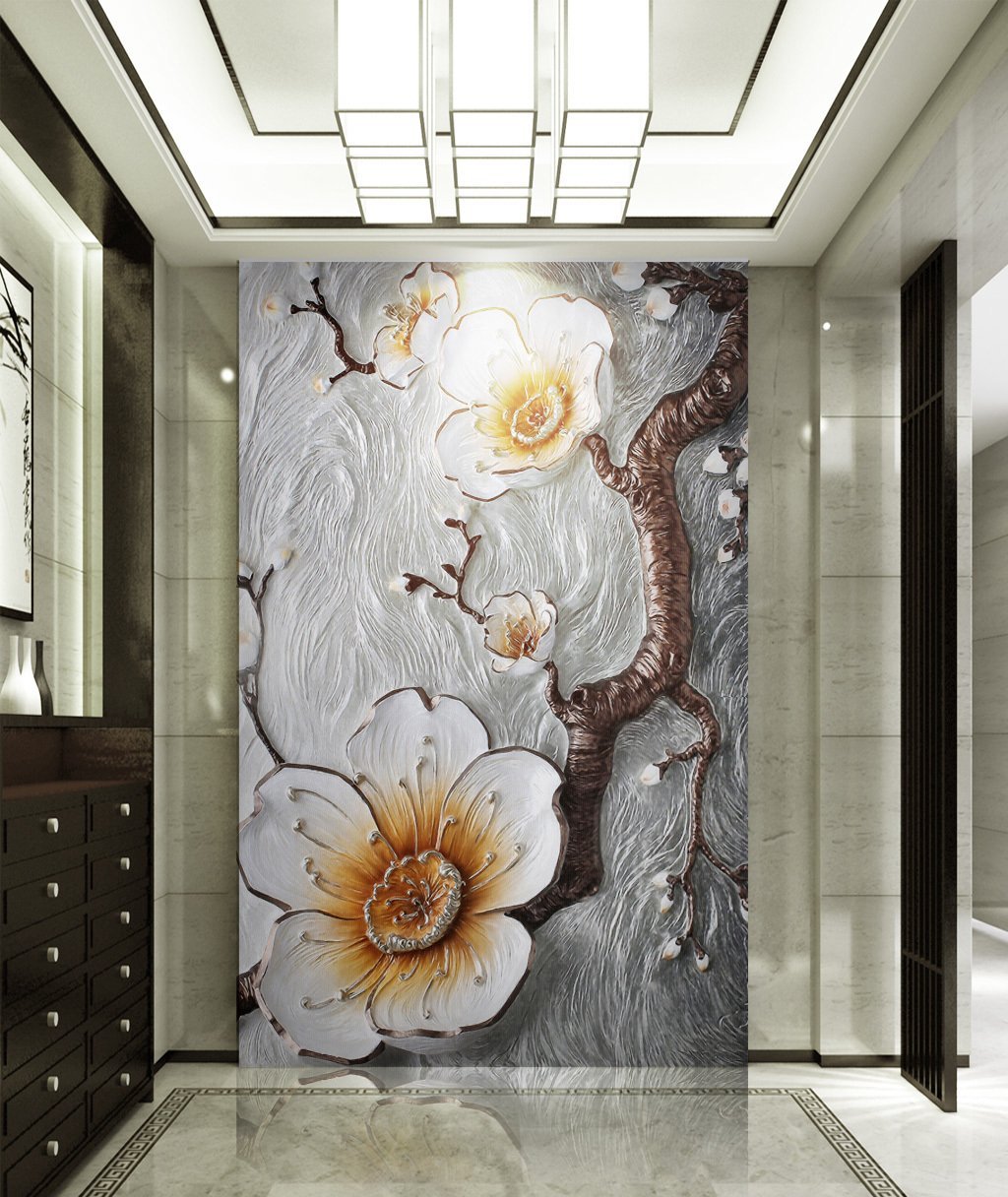 3D Flower 442 Wall Murals Wallpaper AJ Wallpaper 2