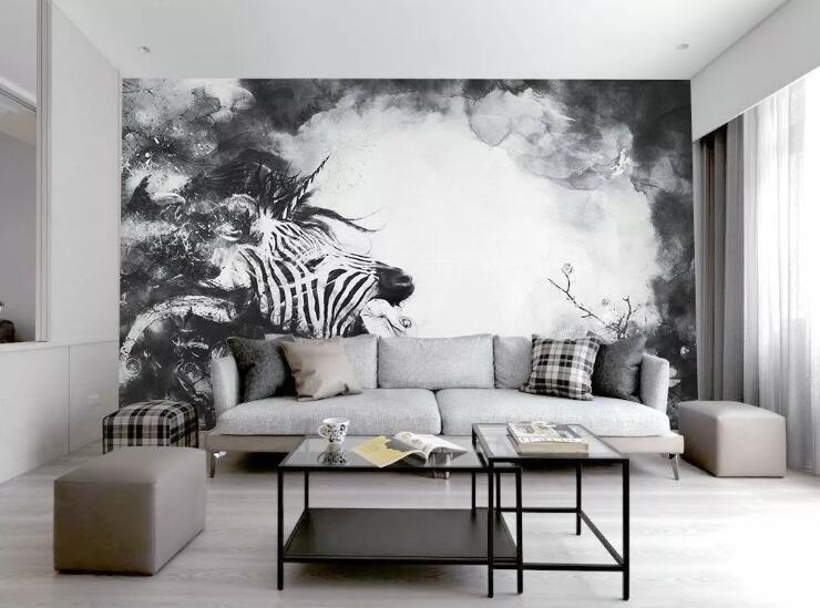 3D Black Inkjet 155 Wall Murals Wallpaper AJ Wallpaper 2