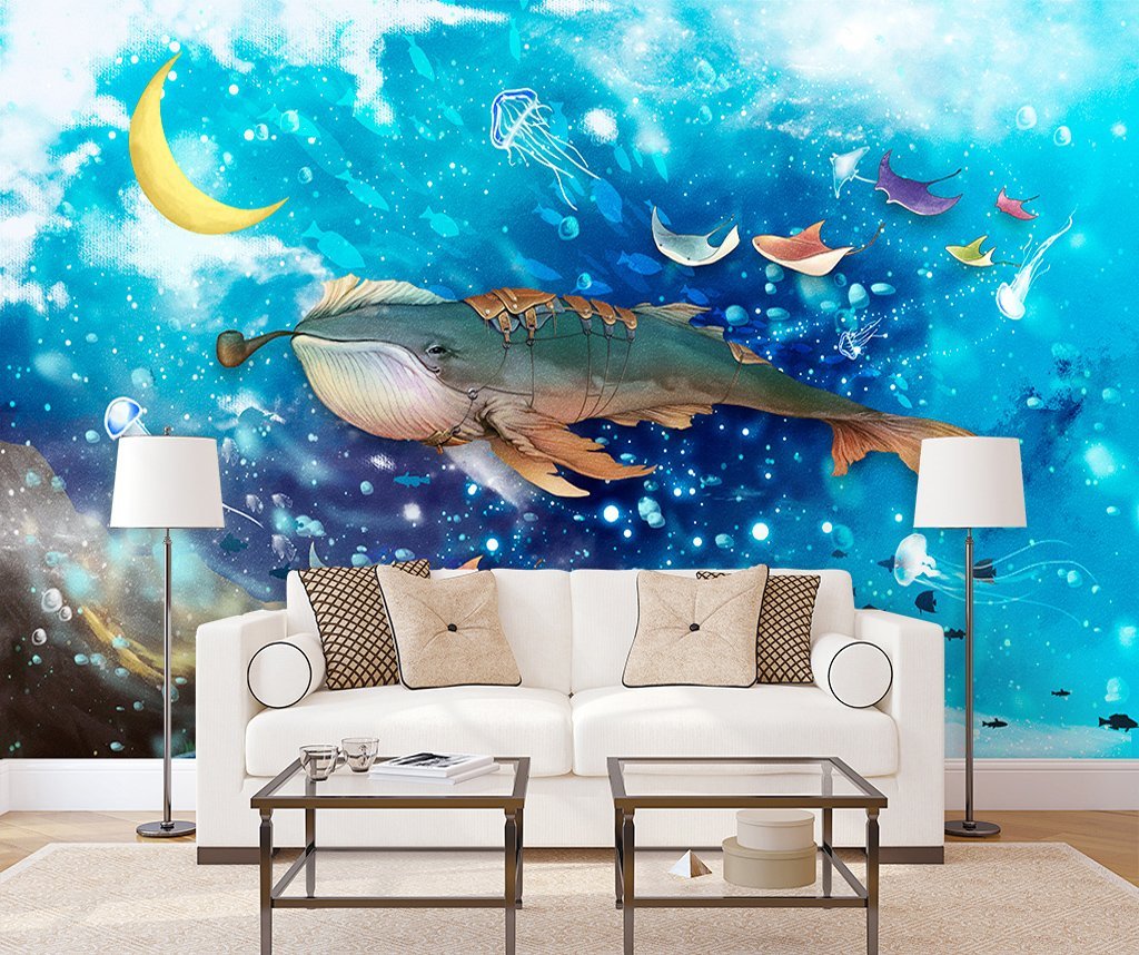 3D Underwater World 597 Wall Murals Wallpaper AJ Wallpaper 2