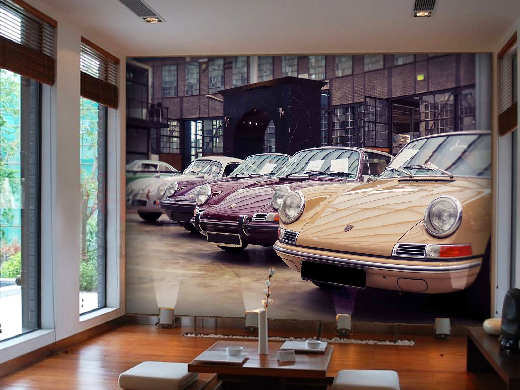 3D Atuo Shop 908 Vehicle Wall Murals Wallpaper AJ Wallpaper 2