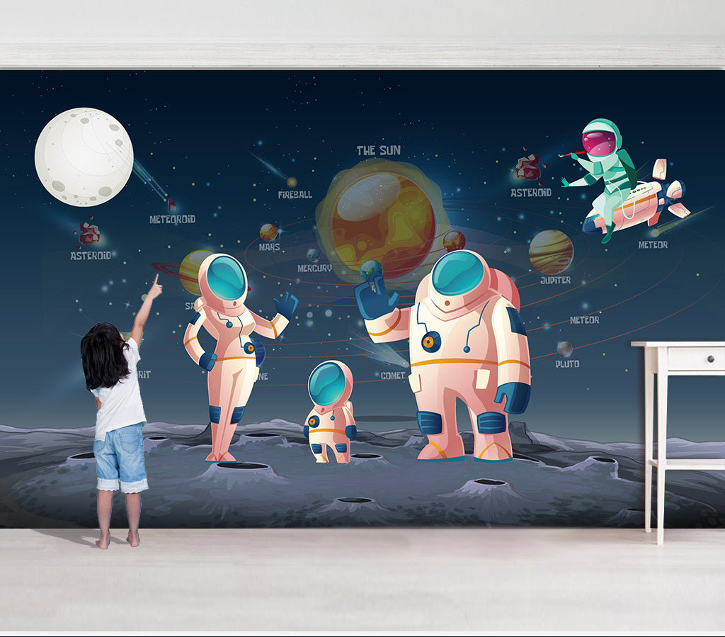 3D Pink Robot WC078 Wall Murals