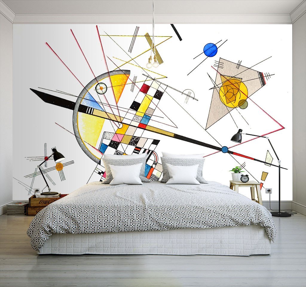 3D Geometry 419 Wall Murals Wallpaper AJ Wallpaper 2