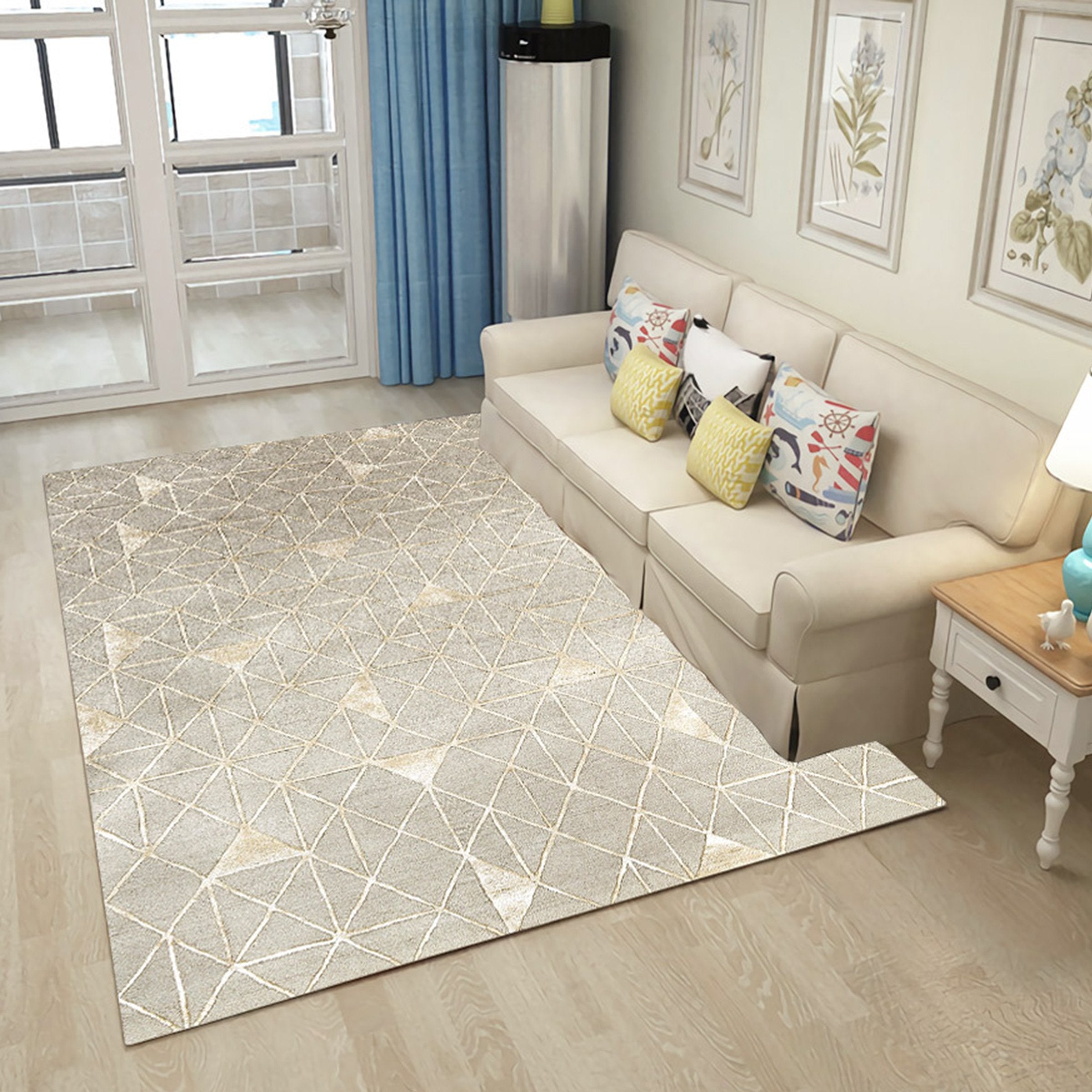 3D Mud Geometry WG239 Non Slip Rug Mat Mat AJ Creativity Home