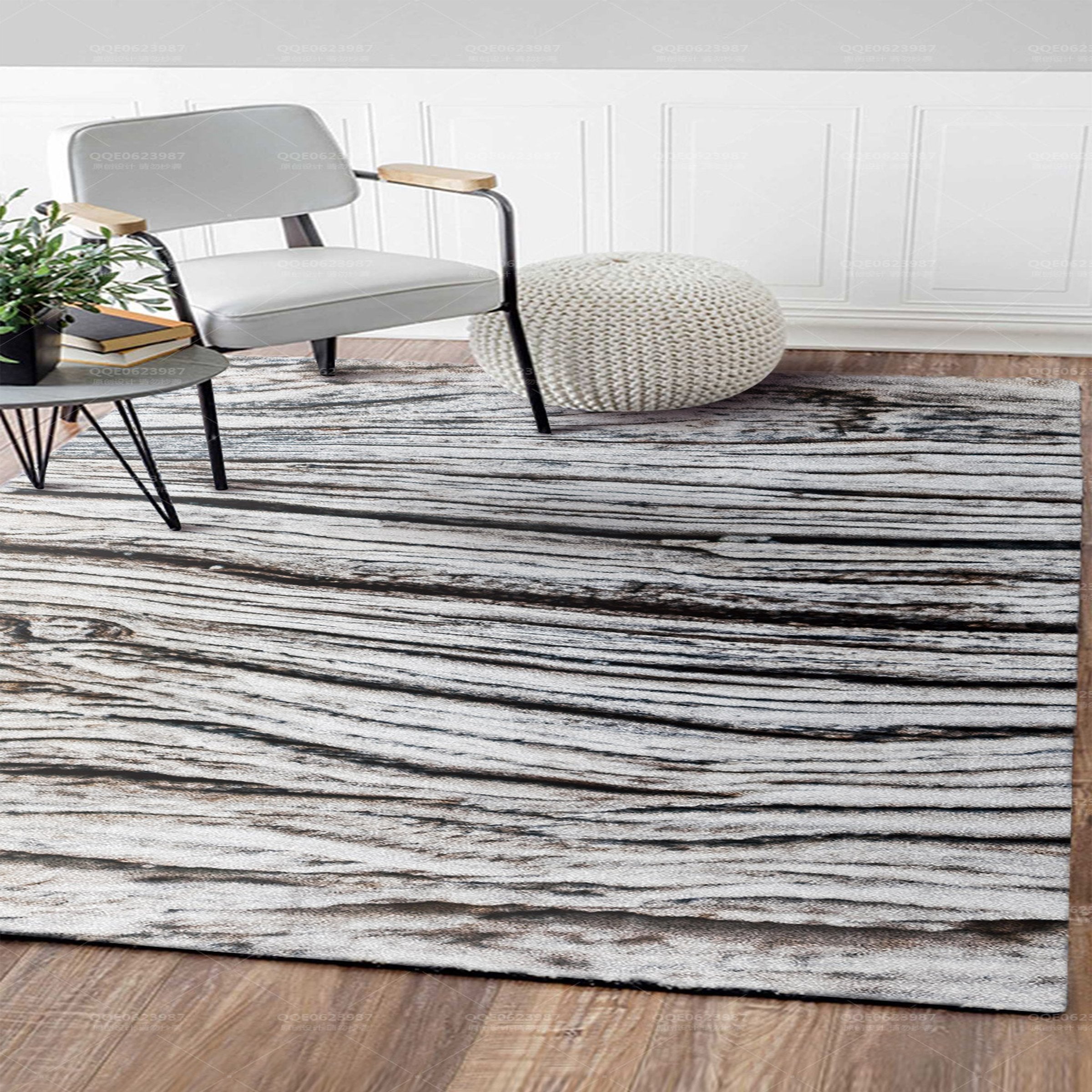 3D Mud Stripes WG162 Non Slip Rug Mat Mat AJ Creativity Home