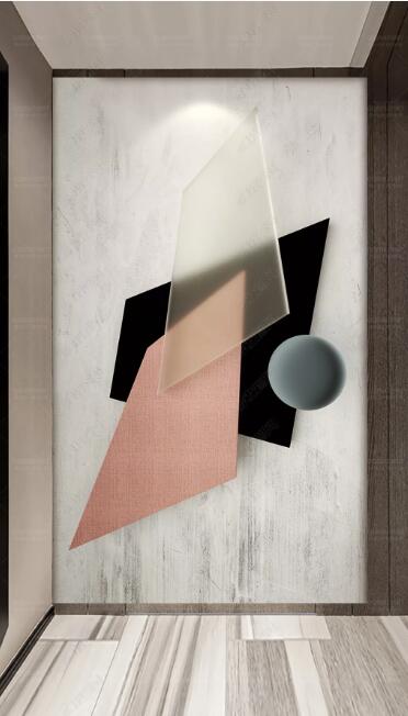 3D Simple Modern WC268 Wall Murals