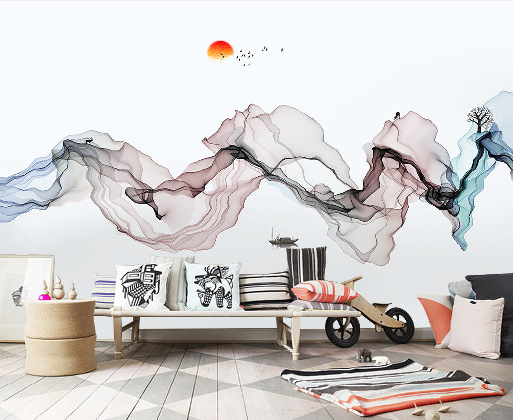 3D Chinese Painting WG315 Wall Murals