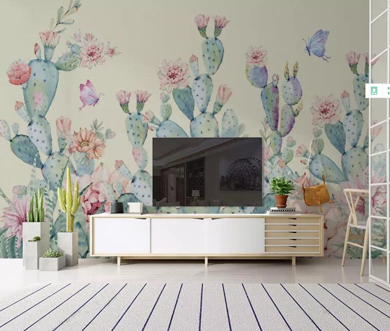 3D Color Plant 539 Wall Murals Wallpaper AJ Wallpaper 2
