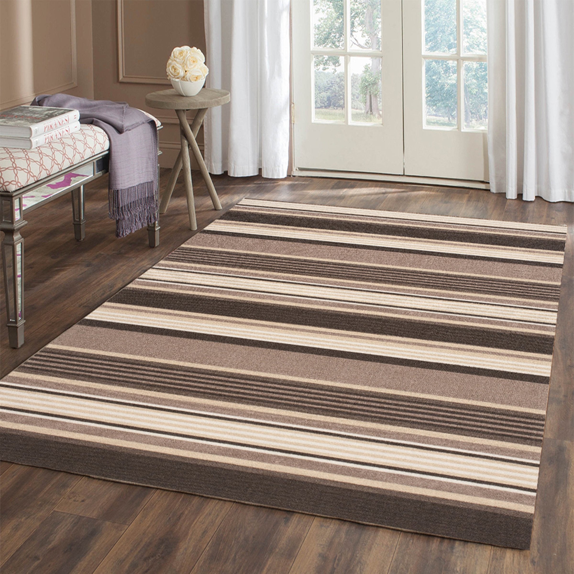 3D Mud Stripes WG131 Non Slip Rug Mat Mat AJ Creativity Home