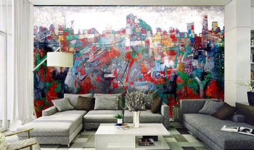 Abstract Painting Wallpaper AJ Wallpaper